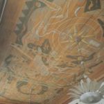 •Eppo Doeve: Plafondschildering op hout, Ministerie OK&W, 1953, (nu in depot RCE)